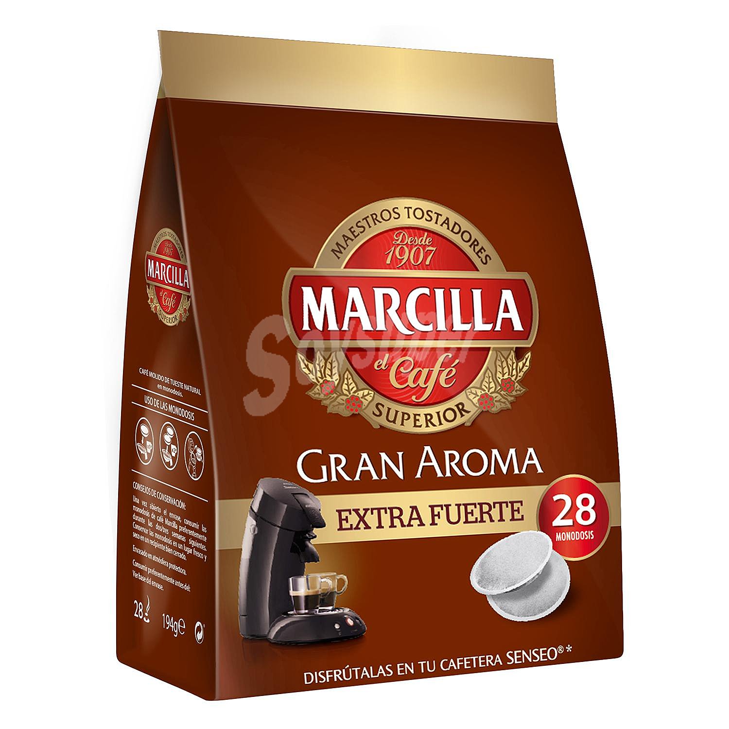 Café extrafuerte marcilla