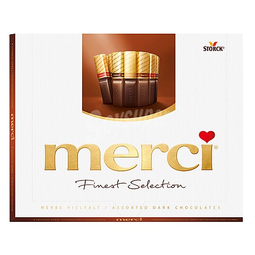 Merci Bombones surtidos chocolate negro merci finest selection