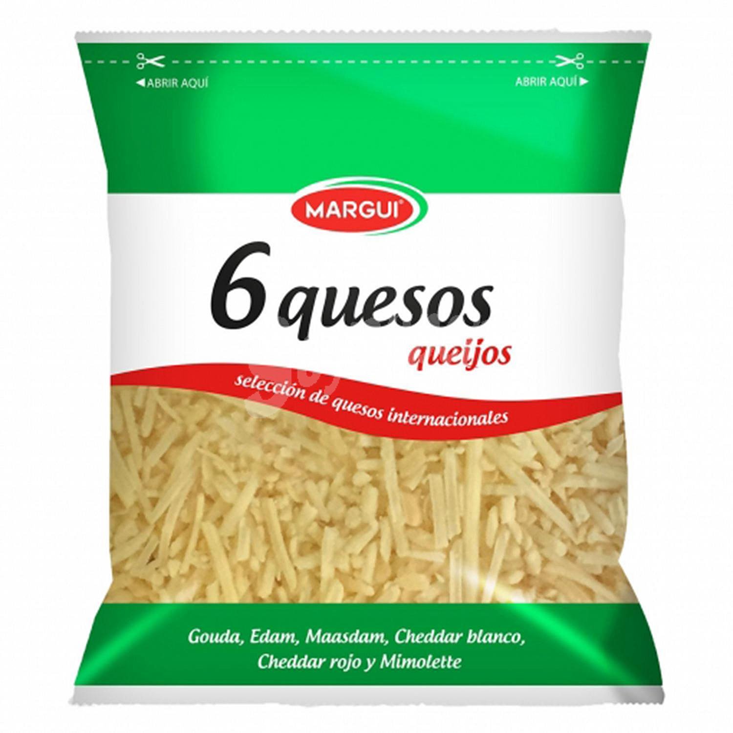 Queso rallado 6 quesos Margui