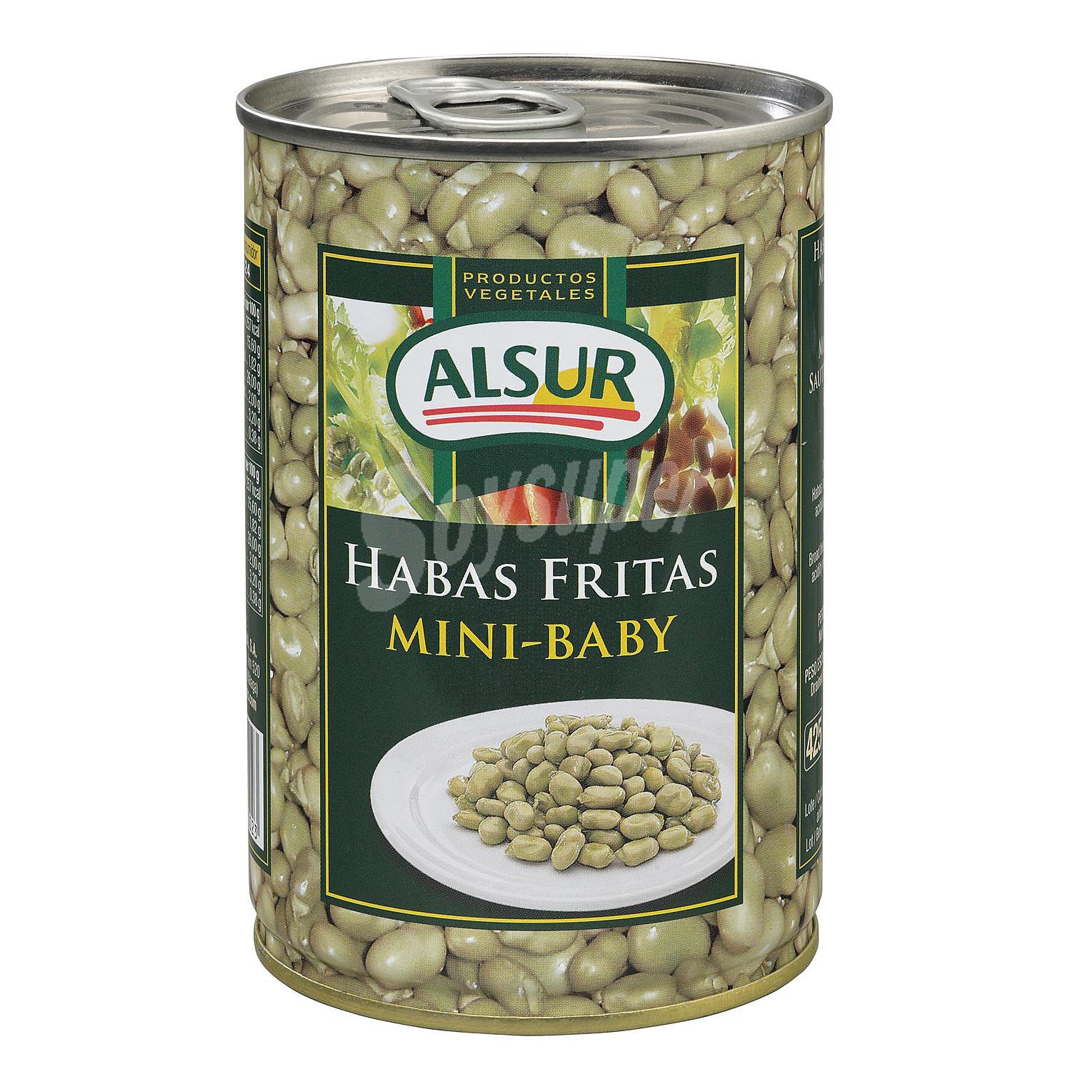 Habas fritas mini baby lata Alsur