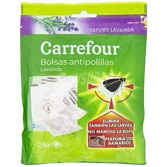 Bolsas antipolillas lavanda Carrefour