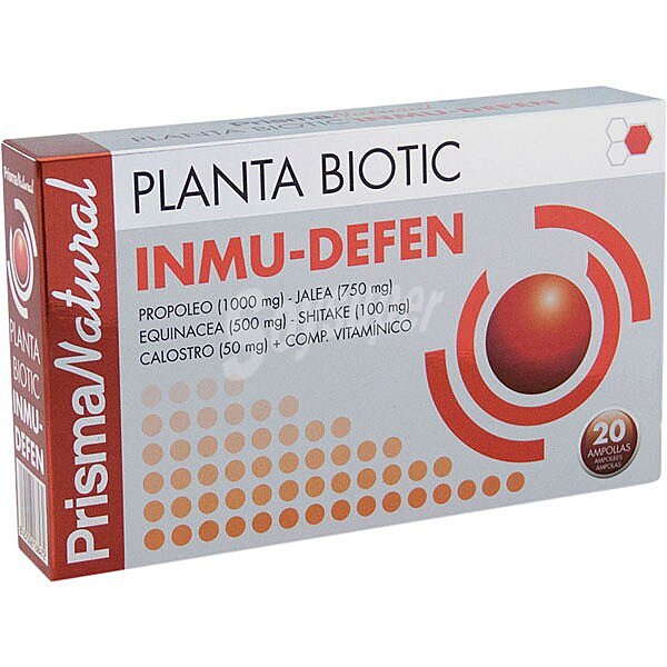 Planta Biotic Inmuno Defen reactiva el sistema inmunitario 20 ampollas 250 g