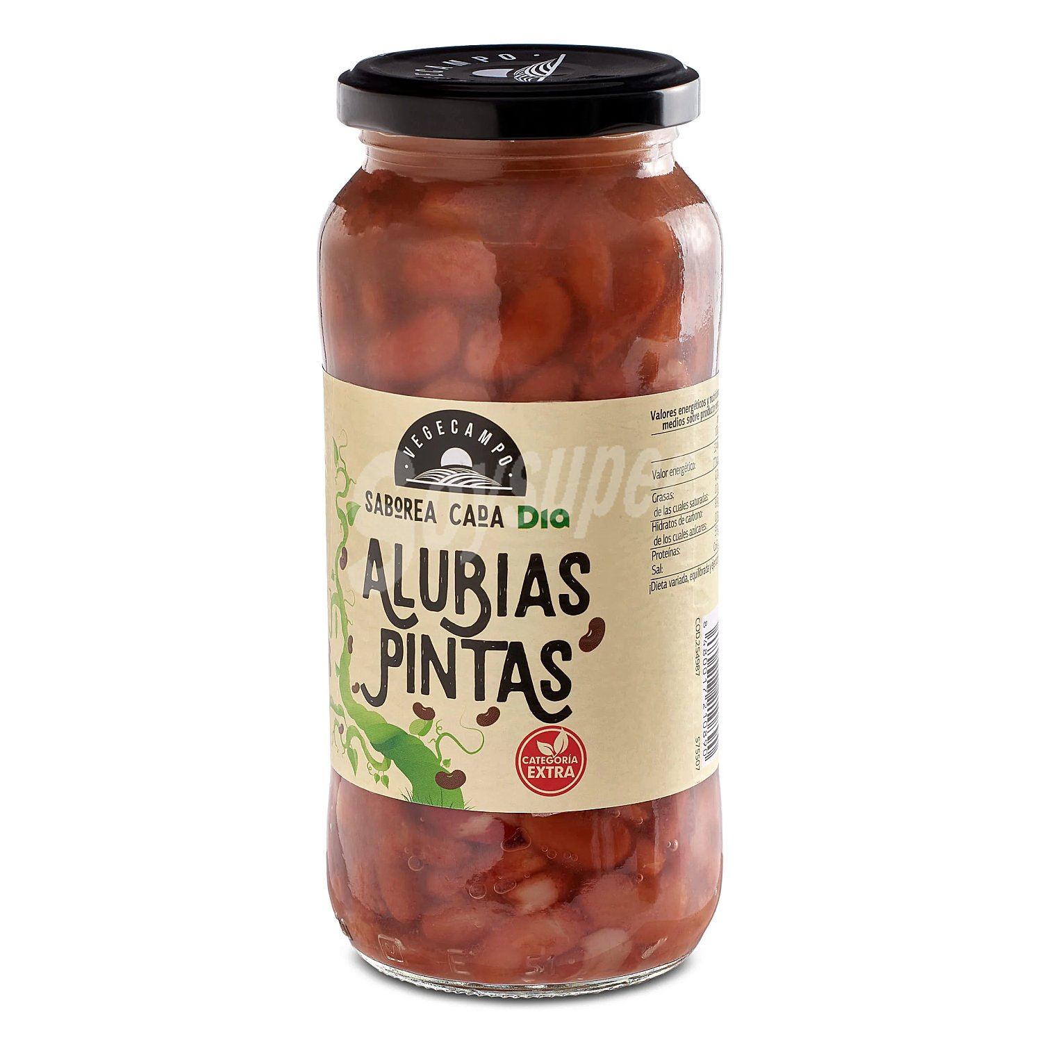 Alubias pintas cocidas Vegecampo