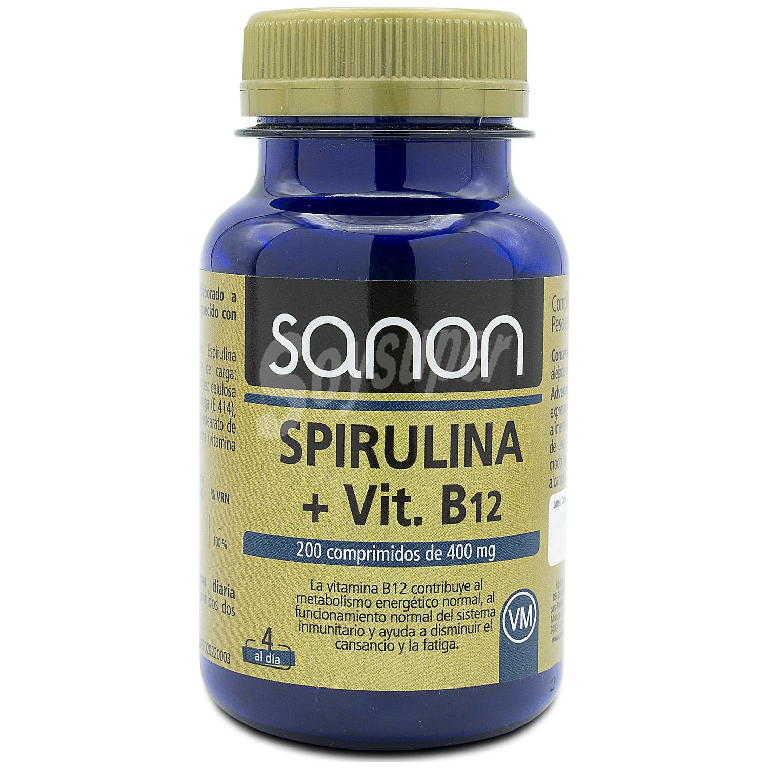 Spirulina + vitamina B12