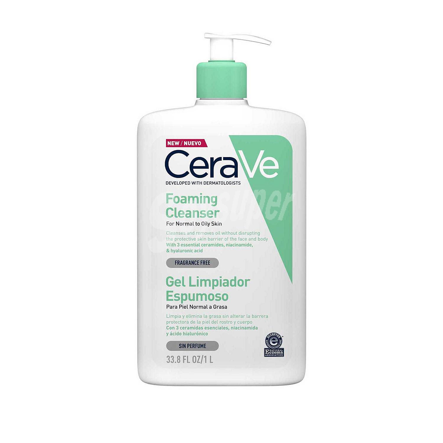 Gel limpiador espumoso Cerave