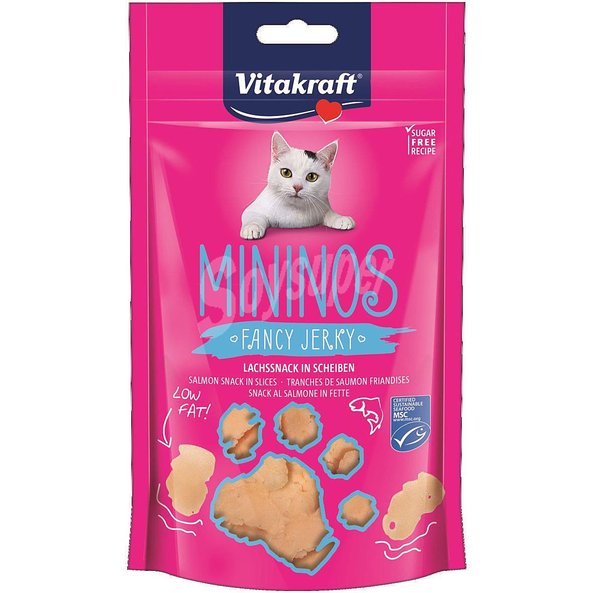 Mininos Trocitos de Salmón para Gato