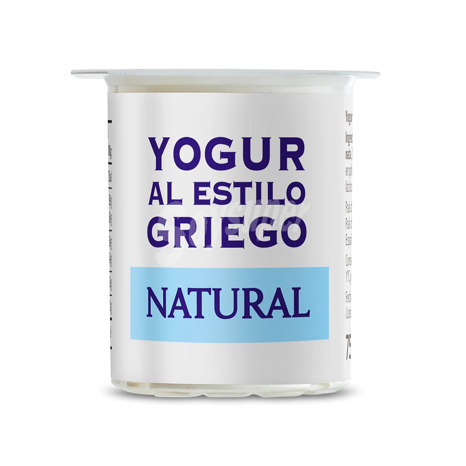 Yogur griego natural Fidias