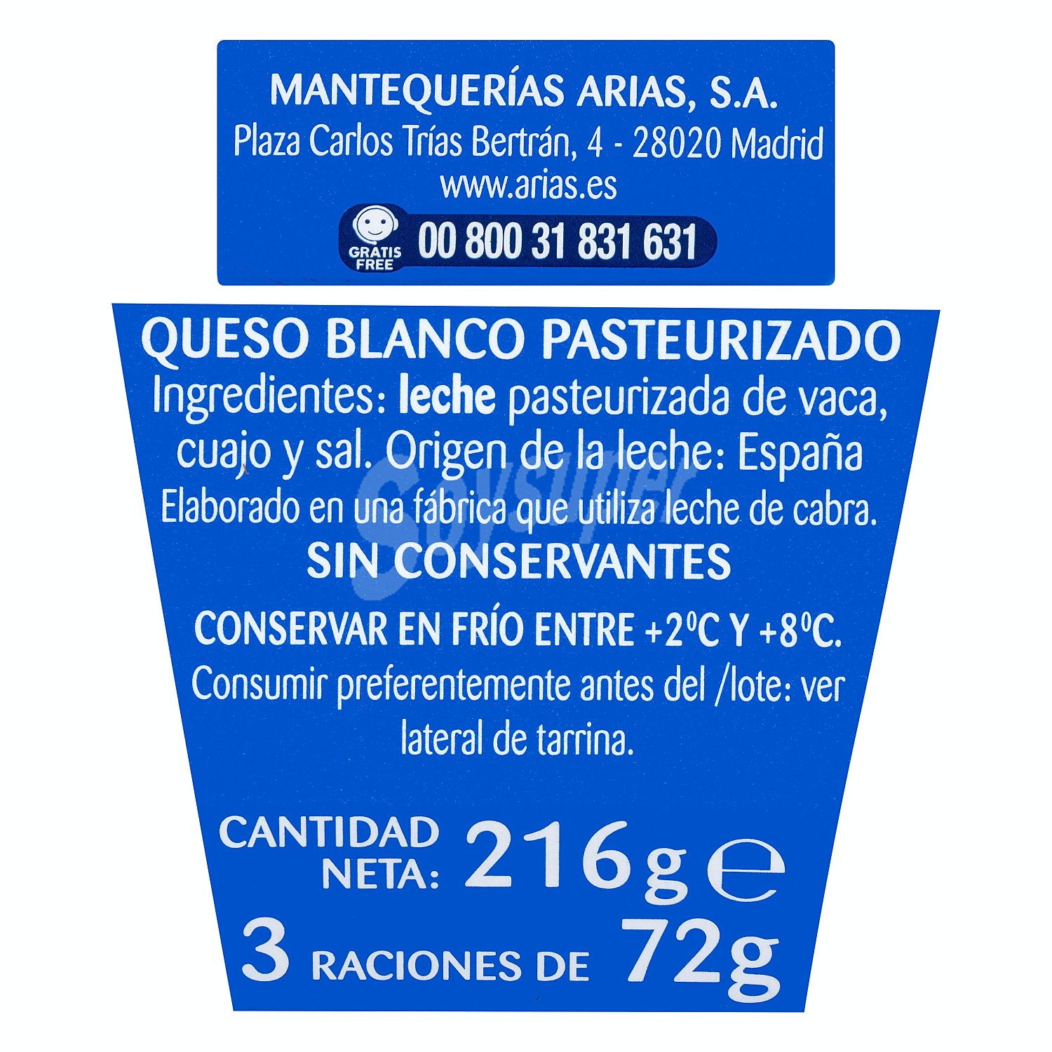 Queso fresco mini natural