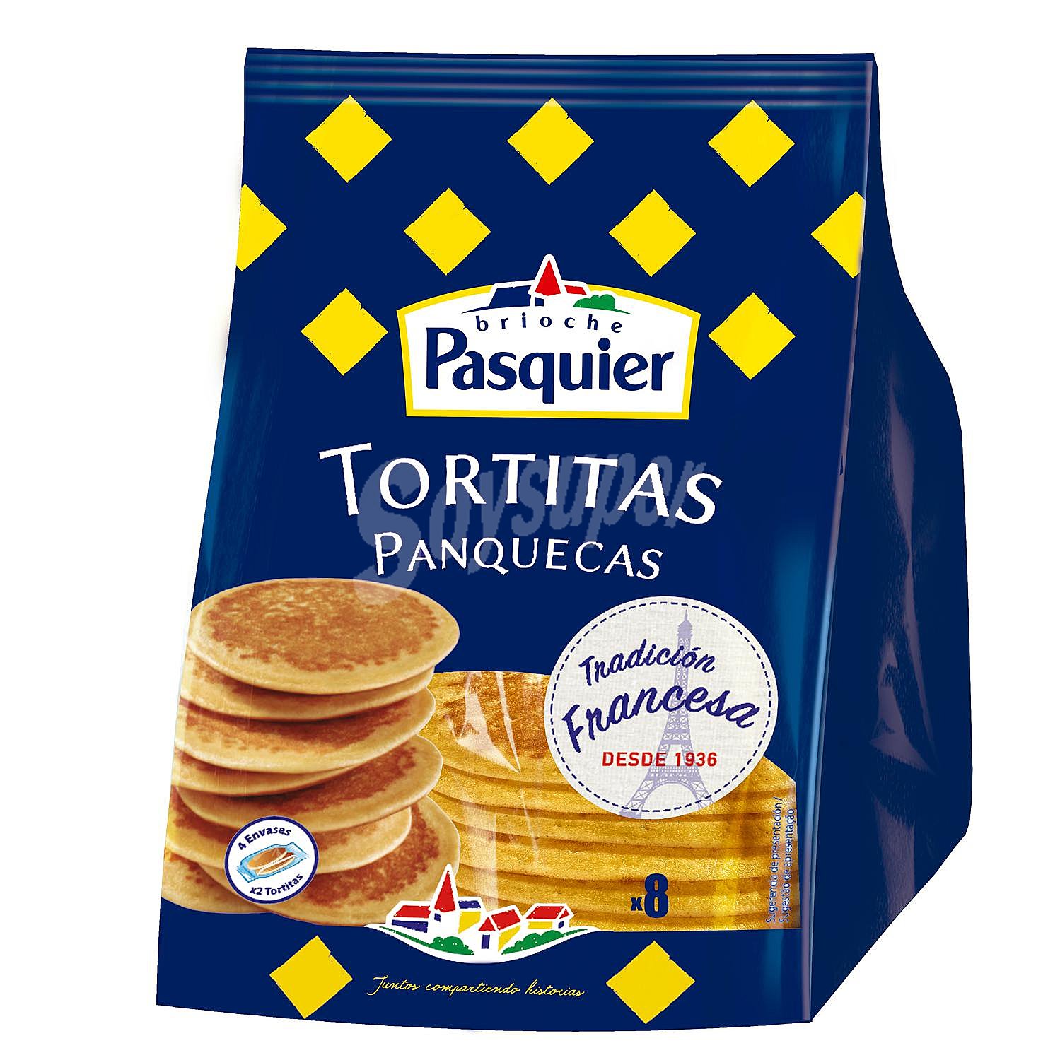 Tortitas brioche, pancakes