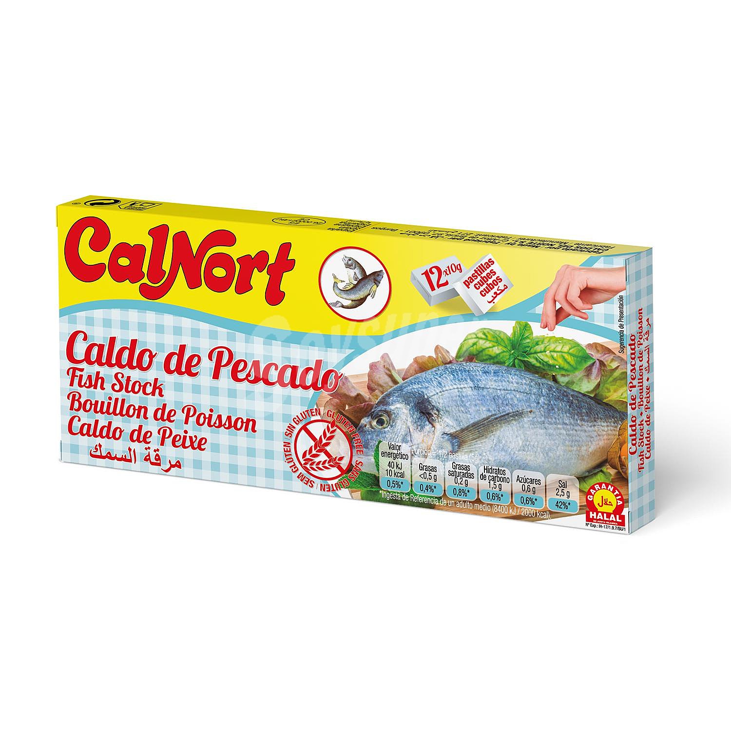 Caldo de pescado Calnort sin gluten