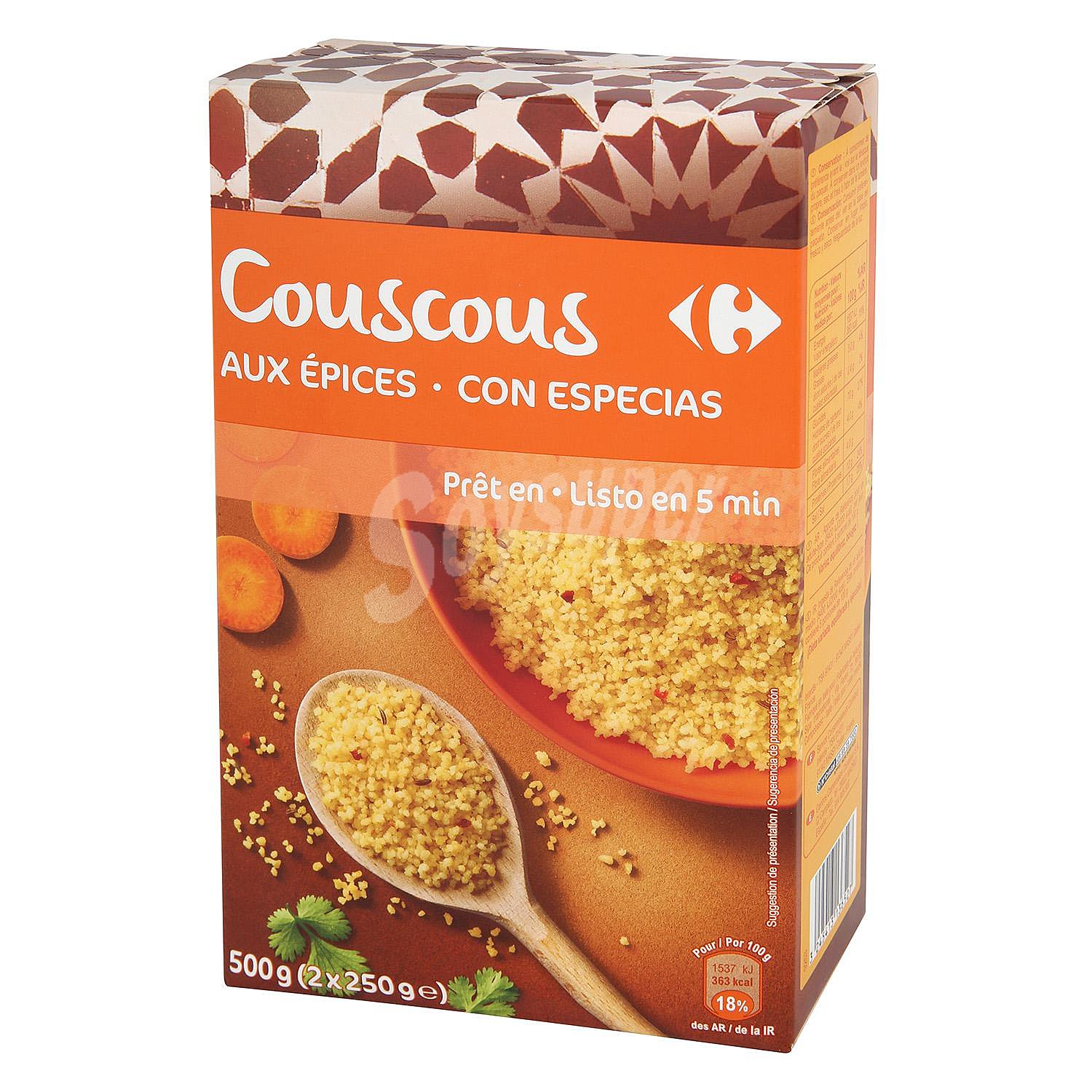 Cous cous con especias