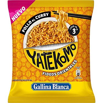 Fideos Orientales, pollo al curry yatekomo