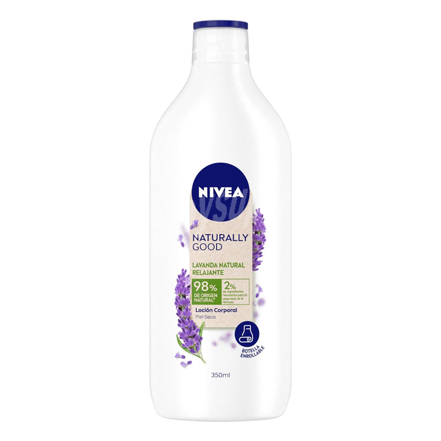 Crema hidratante corporal con lavanda natural relajante Naturally Good Nivea