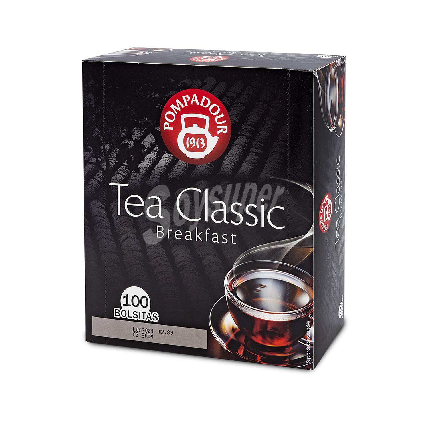 Té Classic en bolsitas Pompadour