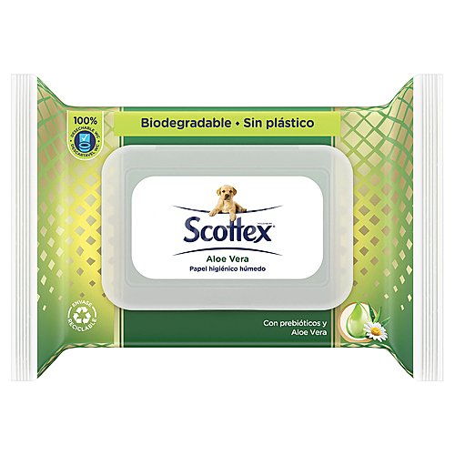 Scottex Toallitas wc húmedas con aloe vera scottex sensitive