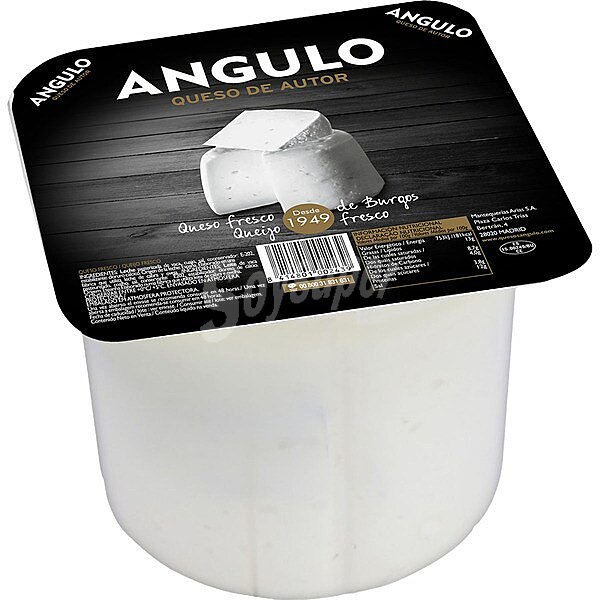 Queso fresco de Burgos mezcla duro de autor peso aproximado pieza