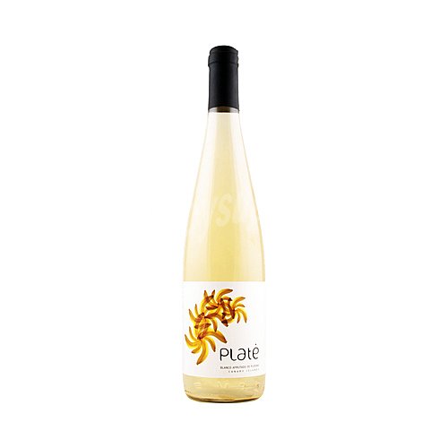 Platé Vino blanco afrutado obtenida por fermentación de plátanos platé