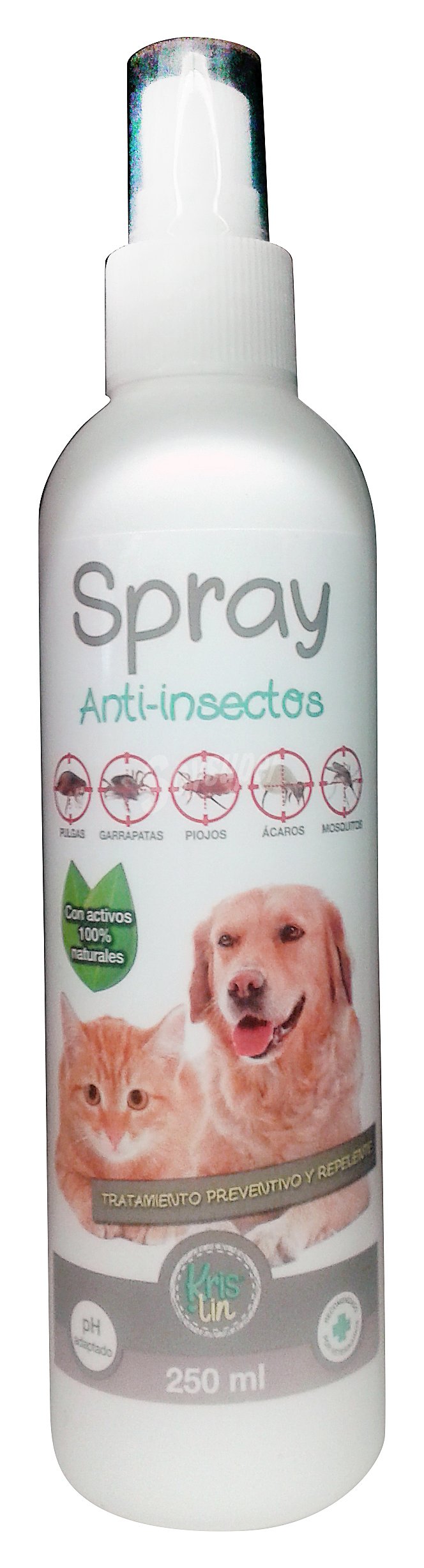 Repelente insectos perros y gatos spray