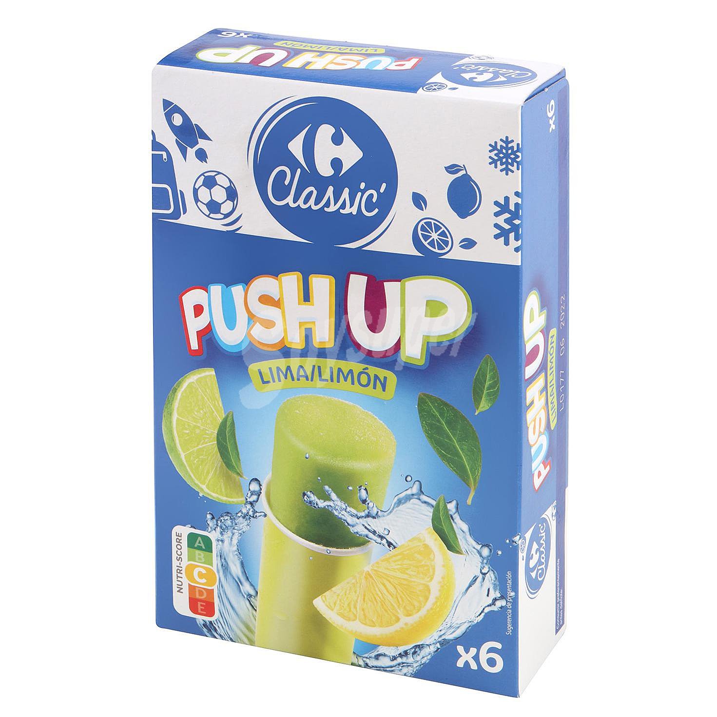 Helado de lima-limón push up Classic'